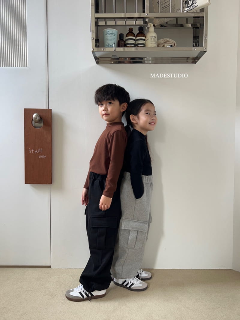 Made Studio - Korean Children Fashion - #magicofchildhood - Half Turtleneck Tee - 3