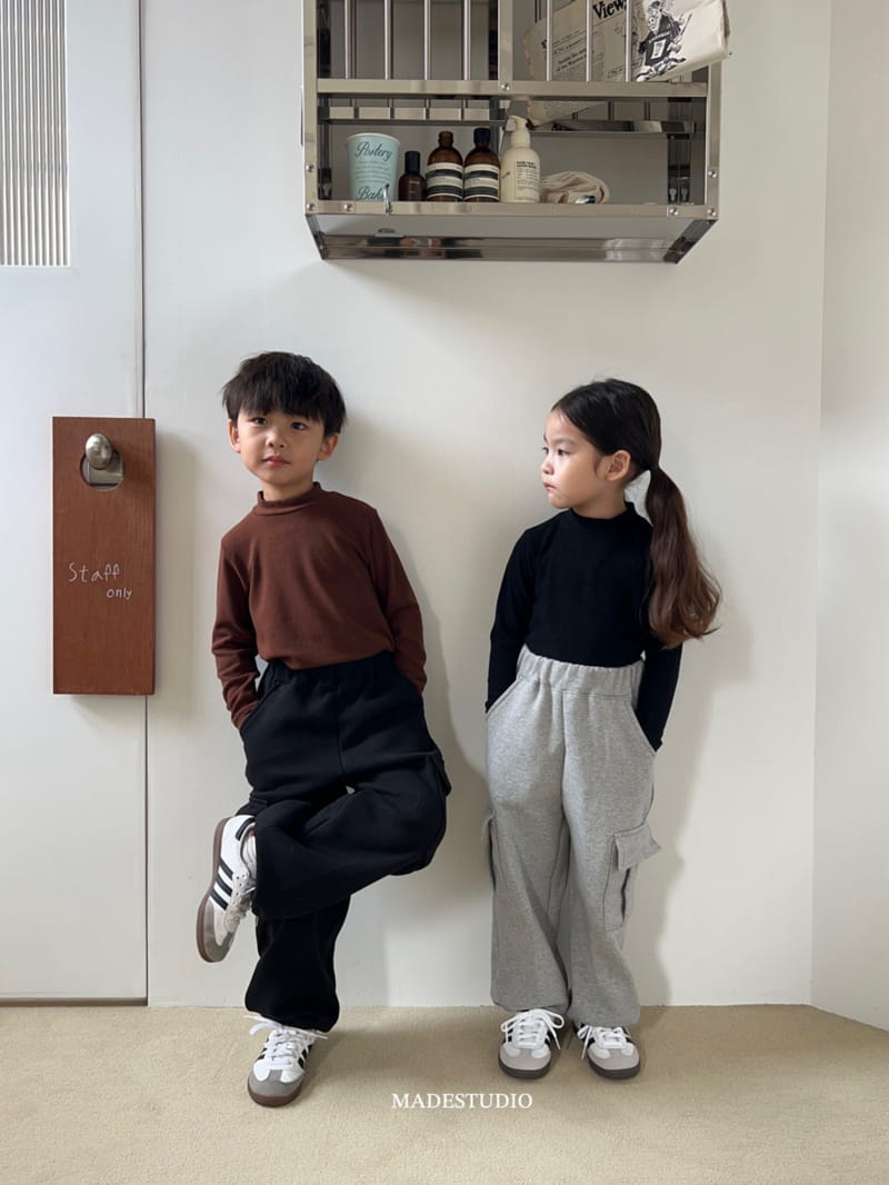 Made Studio - Korean Children Fashion - #prettylittlegirls - Half Turtleneck Tee - 5