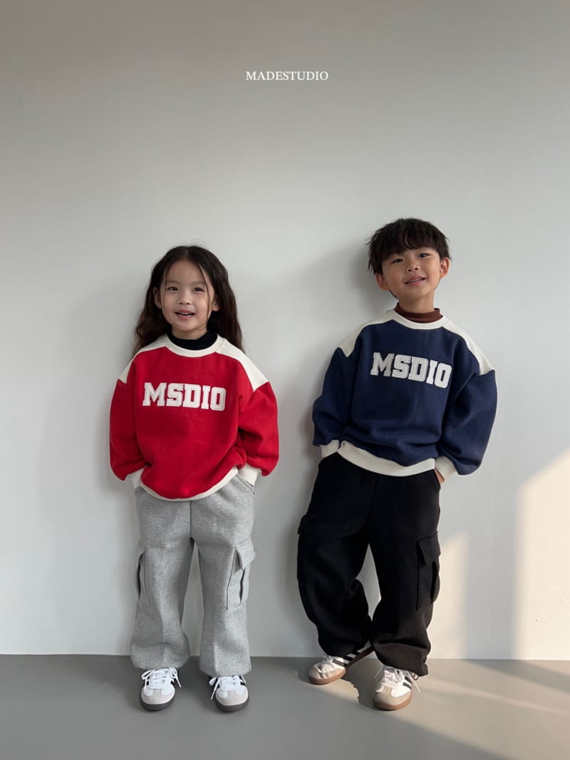 Made Studio - Korean Children Fashion - #stylishchildhood - Shoulder Sweatshirt - 3