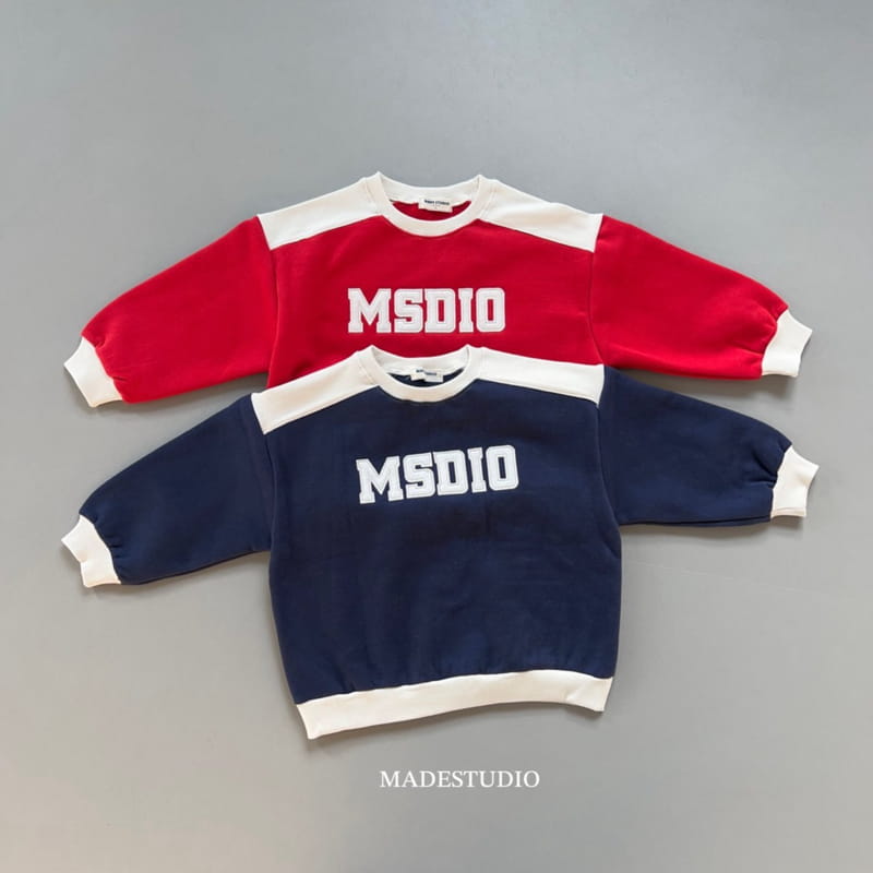 Made Studio - Korean Children Fashion - #todddlerfashion - Shoulder Sweatshirt