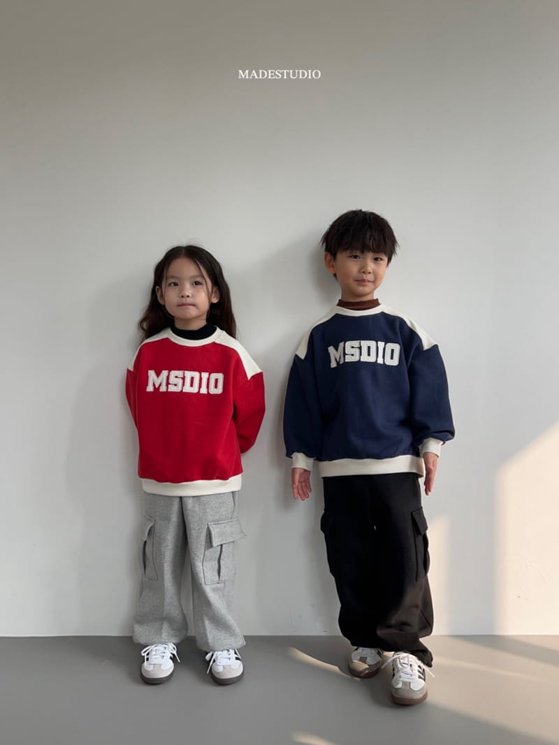 Made Studio - Korean Children Fashion - #toddlerclothing - Shoulder Sweatshirt - 2