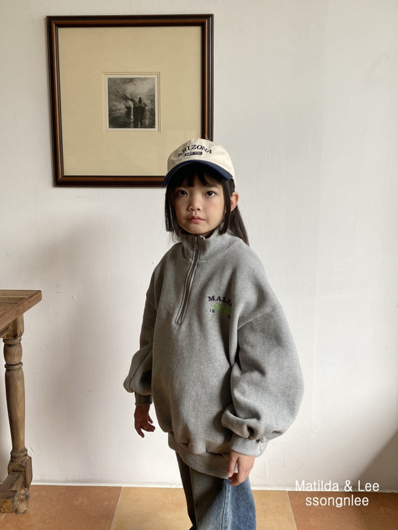 Matilda & Lee - Korean Children Fashion - #Kfashion4kids - Tennis Long Sweatshirt - 6