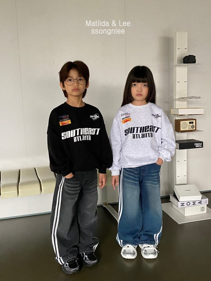 Matilda & Lee - Korean Children Fashion - #Kfashion4kids - String Two Tape Jeans - 8