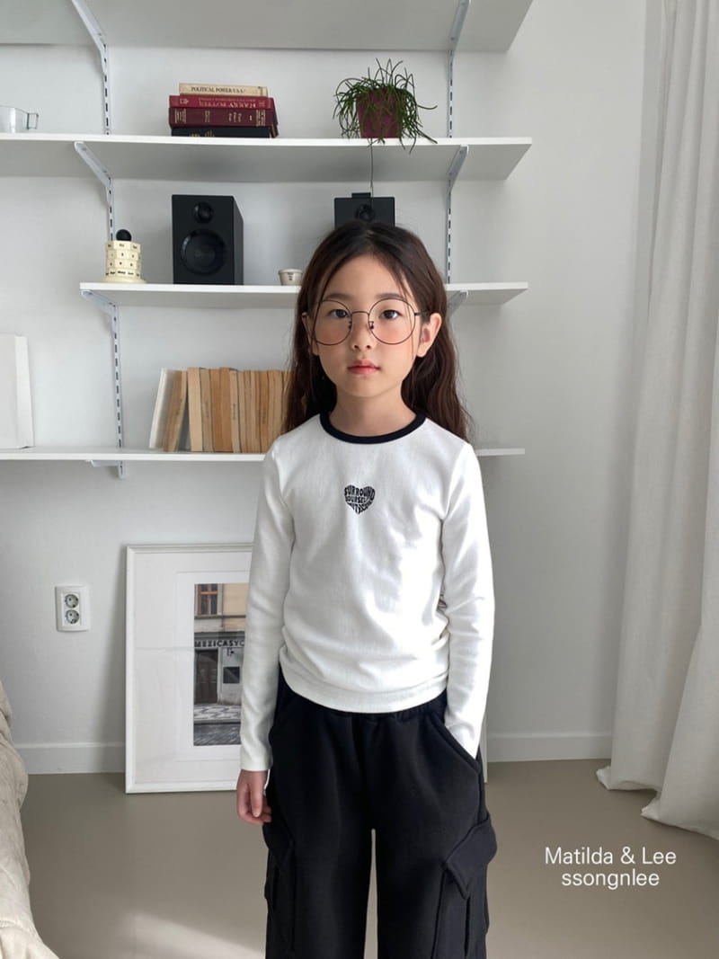 Matilda & Lee - Korean Children Fashion - #Kfashion4kids - Heart Tee - 3