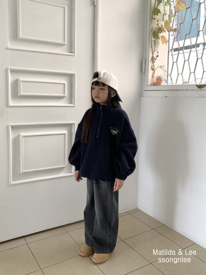 Matilda & Lee - Korean Children Fashion - #childofig - Tennis Long Sweatshirt - 11