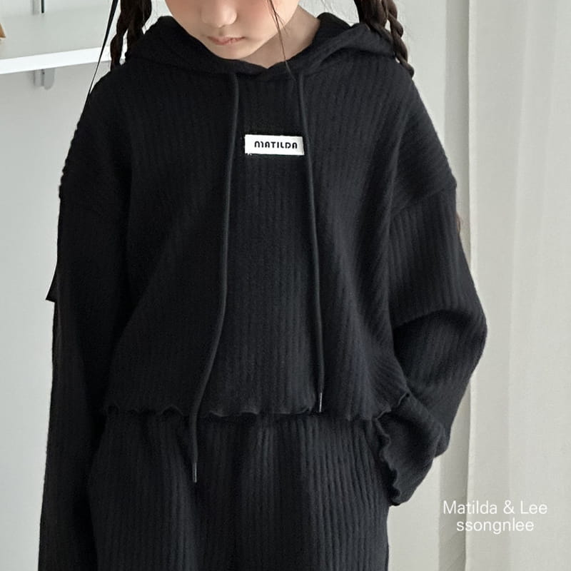 Matilda & Lee - Korean Children Fashion - #childofig - Hoody Knit Rib Set - 3