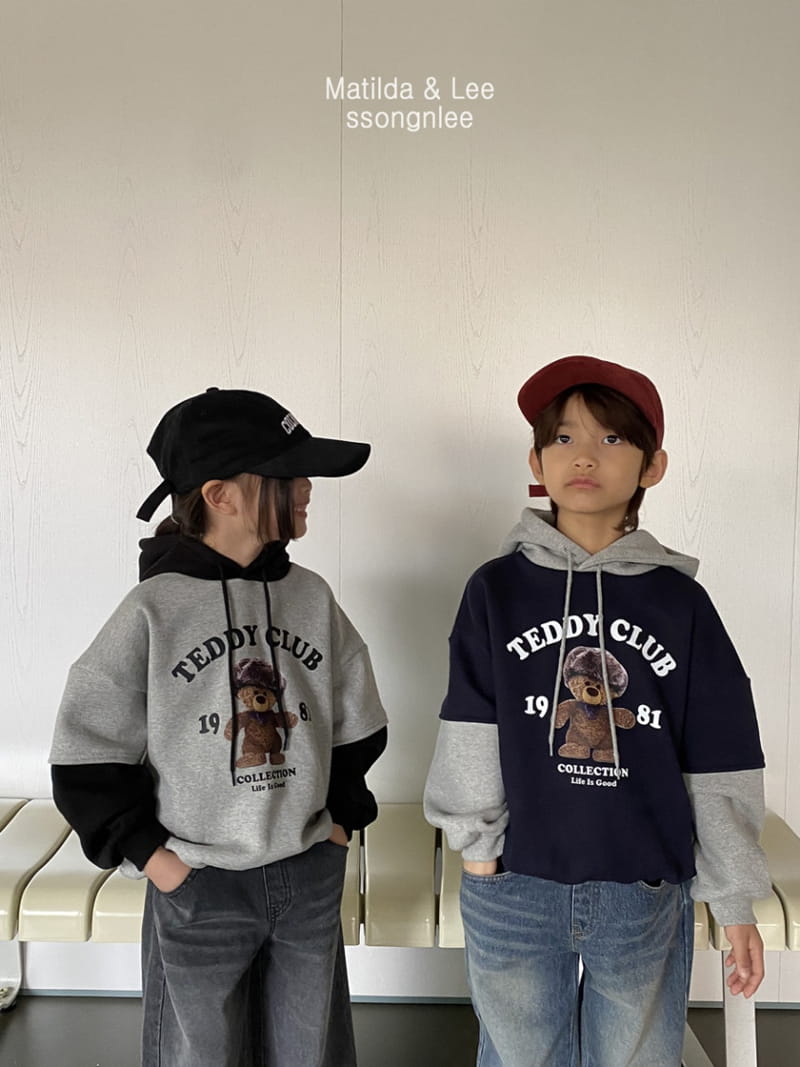 Matilda & Lee - Korean Children Fashion - #childofig - Teddy Layered Hoody - 12