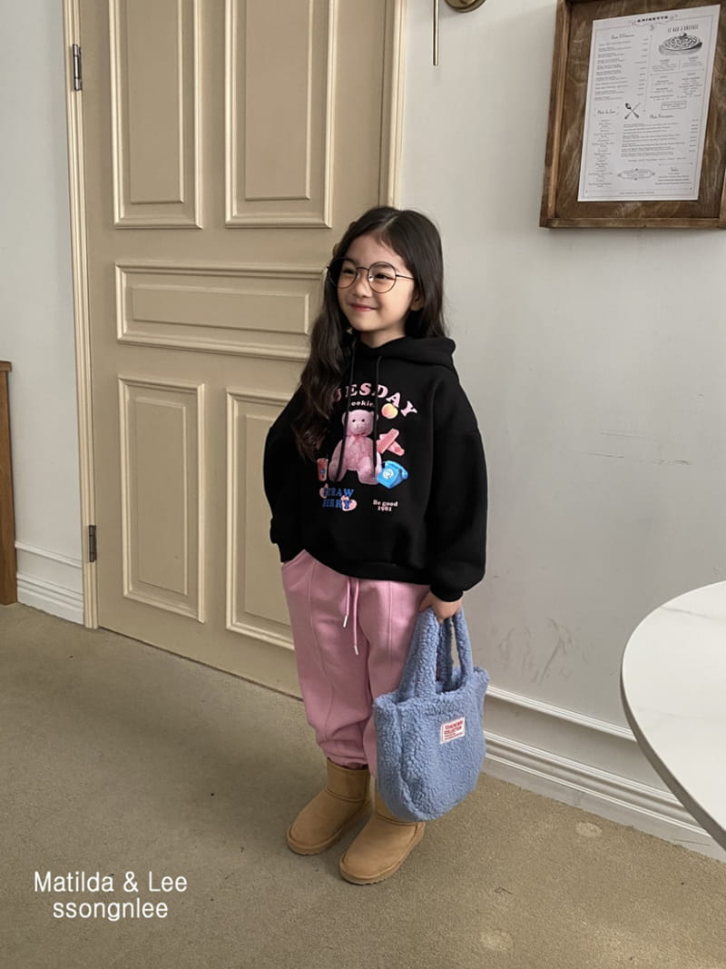 Matilda & Lee - Korean Children Fashion - #childrensboutique - Pink Bear Hoody - 5