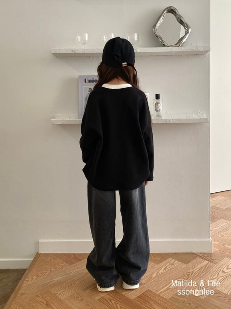 Matilda & Lee - Korean Children Fashion - #designkidswear - String Two Tape Jeans - 2