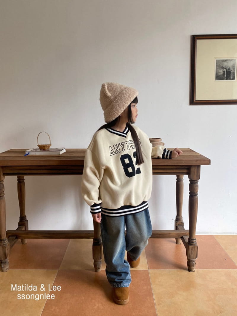 Matilda & Lee - Korean Children Fashion - #designkidswear - 82 V Neck Sweatshirt - 6