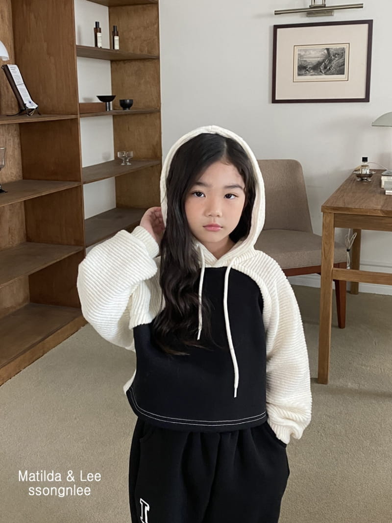 Matilda & Lee - Korean Children Fashion - #designkidswear - Rib Color Hoody - 3