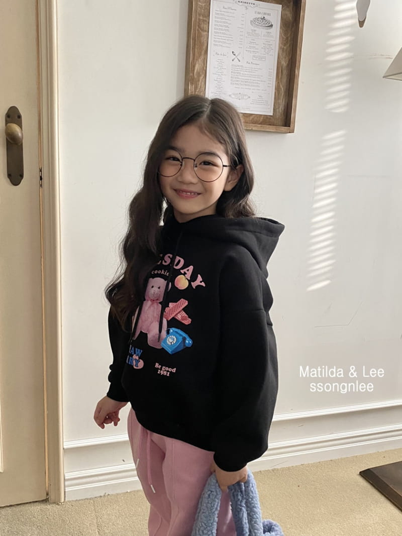 Matilda & Lee - Korean Children Fashion - #fashionkids - Pink Bear Hoody - 8