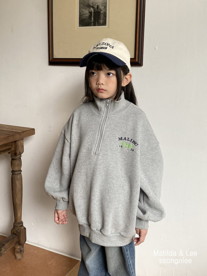 Matilda & Lee - Korean Children Fashion - #kidsshorts - Tennis Long Sweatshirt - 3