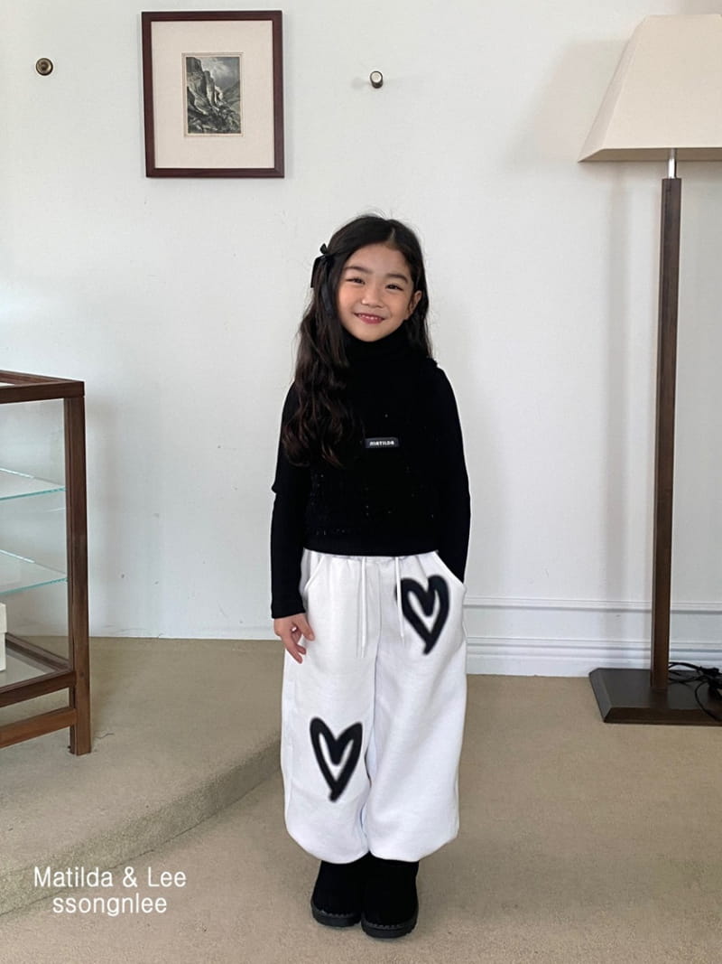 Matilda & Lee - Korean Children Fashion - #kidsshorts - Double Heart String Pants