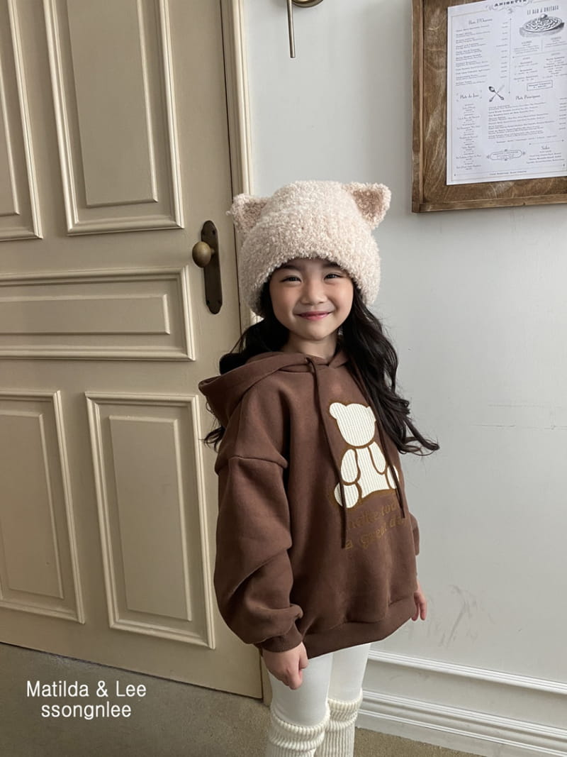 Matilda & Lee - Korean Children Fashion - #kidzfashiontrend - Today Bear Hoody - 5