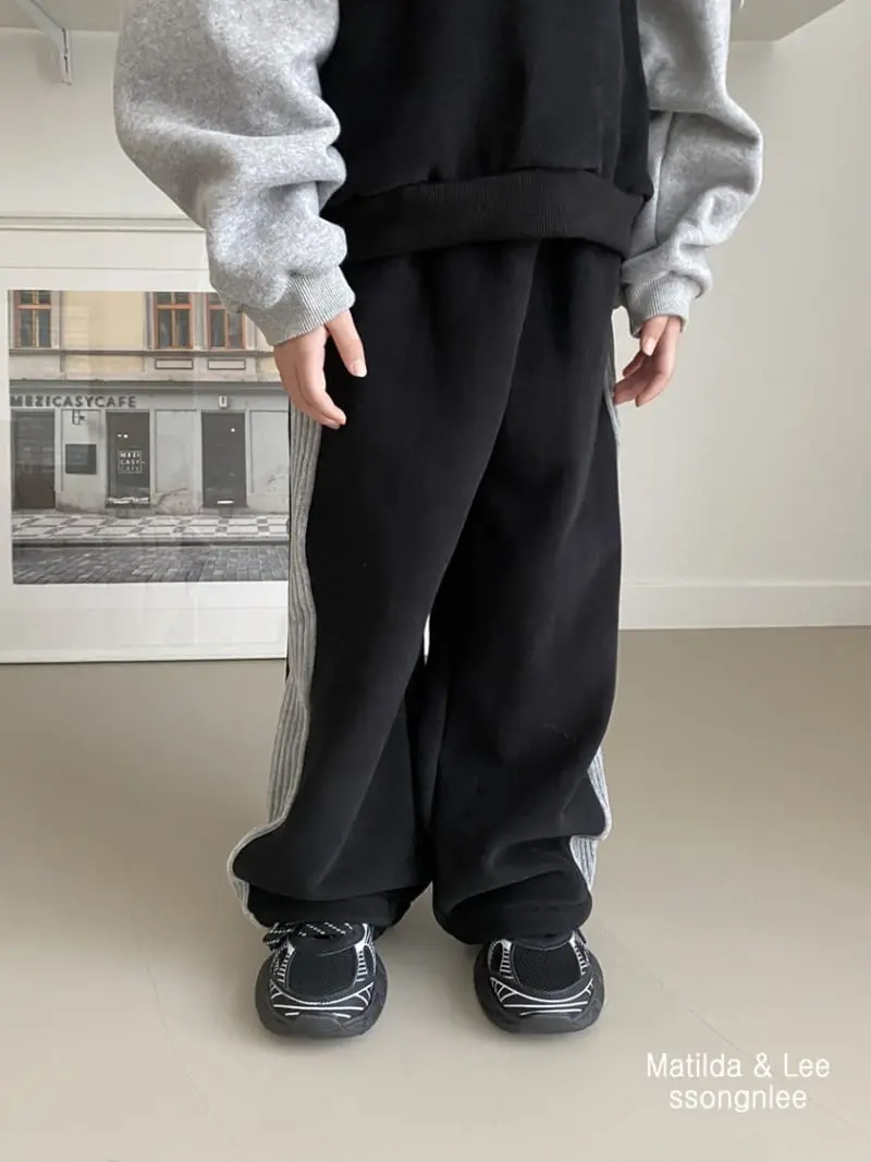 Matilda & Lee - Korean Children Fashion - #kidsstore - Veloure Rib Pants - 4