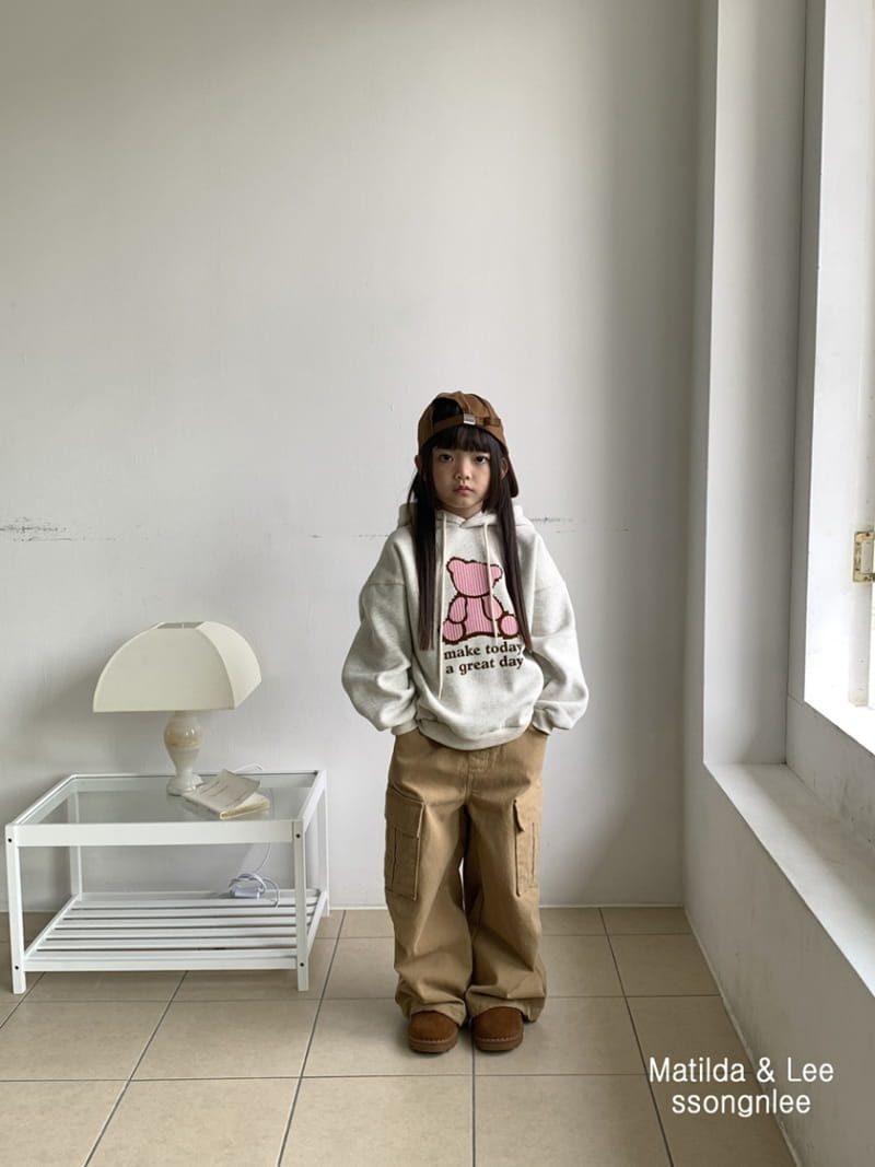 Matilda & Lee - Korean Children Fashion - #littlefashionista - Today Bear Hoody - 7