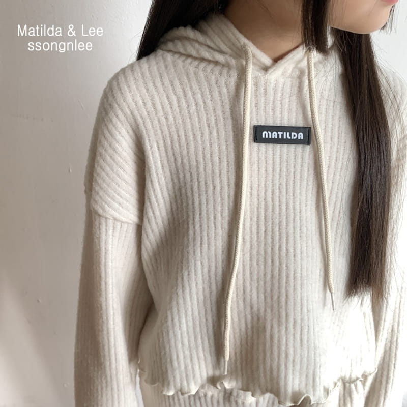 Matilda & Lee - Korean Children Fashion - #littlefashionista - Hoody Knit Rib Set - 12