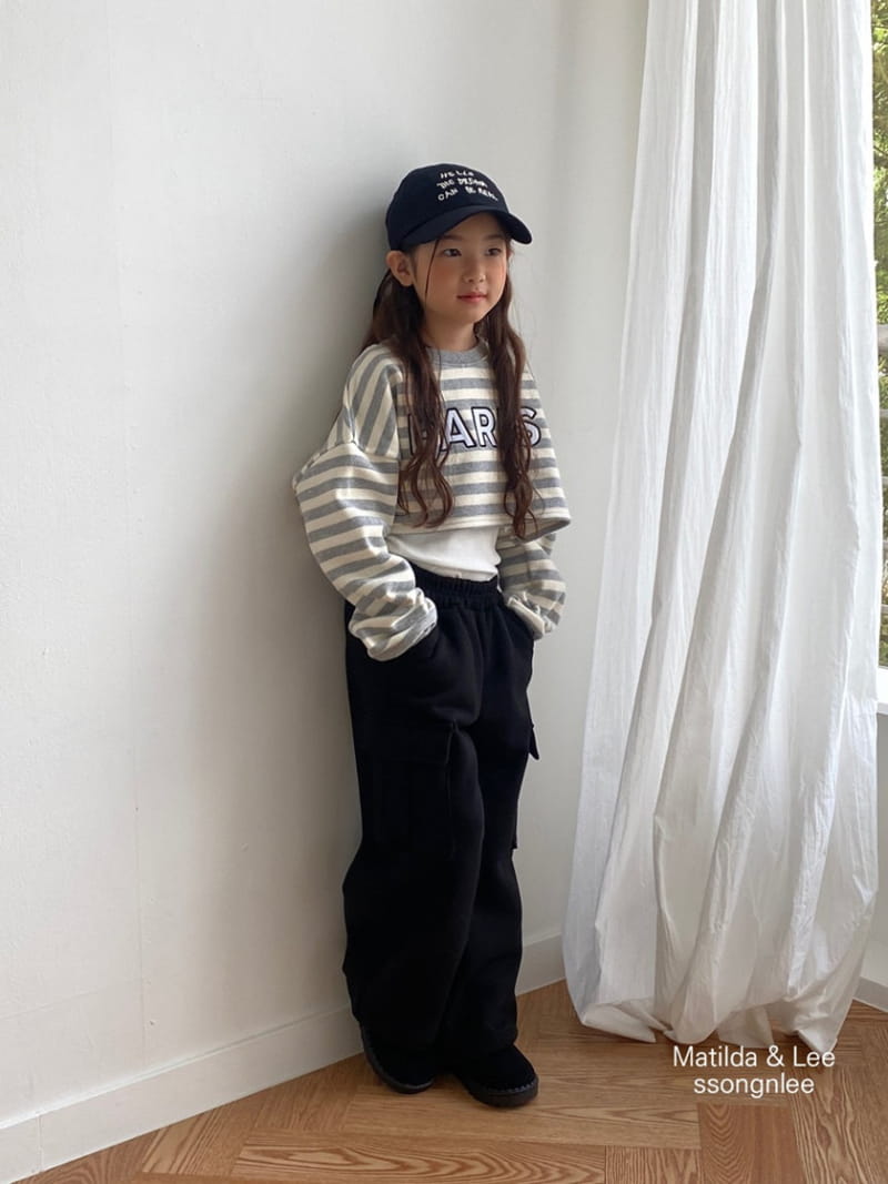 Matilda & Lee - Korean Children Fashion - #minifashionista - Paris Crop Sweatshirt - 12