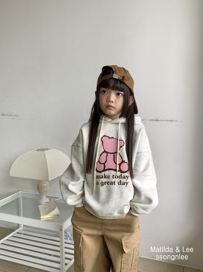 Matilda & Lee - Korean Children Fashion - #minifashionista - Today Bear Hoody - 9