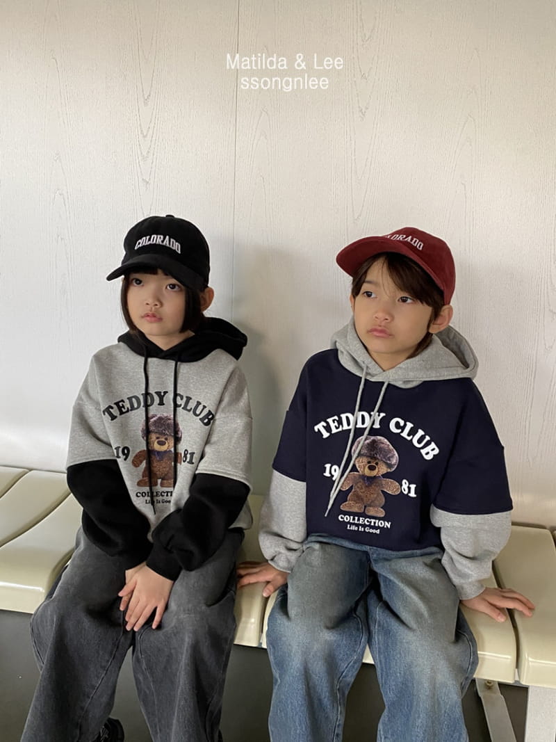 Matilda & Lee - Korean Children Fashion - #minifashionista - Teddy Layered Hoody - 7