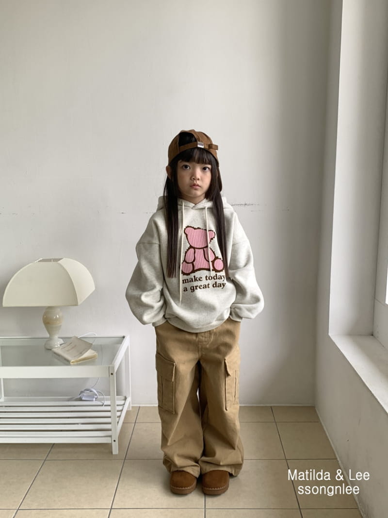 Matilda & Lee - Korean Children Fashion - #prettylittlegirls - Today Bear Hoody - 10