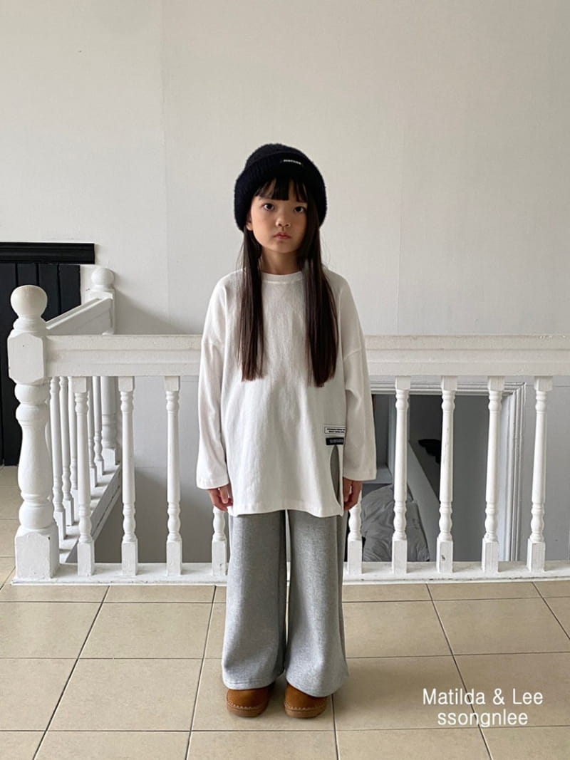 Matilda & Lee - Korean Children Fashion - #stylishchildhood - Lavel Slit Tee - 7