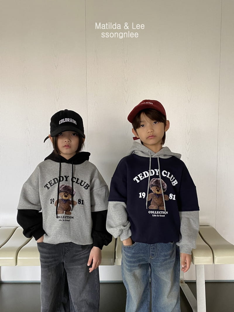 Matilda & Lee - Korean Children Fashion - #stylishchildhood - Teddy Layered Hoody - 11