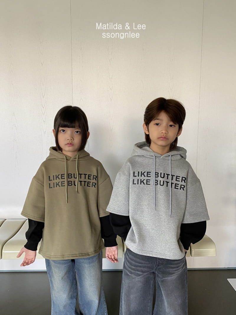 Matilda & Lee - Korean Children Fashion - #todddlerfashion - Butter Twice Hoody - 6