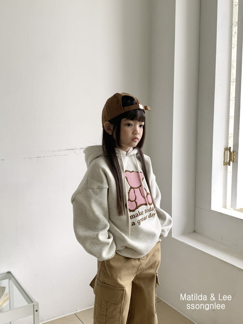 Matilda & Lee - Korean Children Fashion - #todddlerfashion - Today Bear Hoody - 11