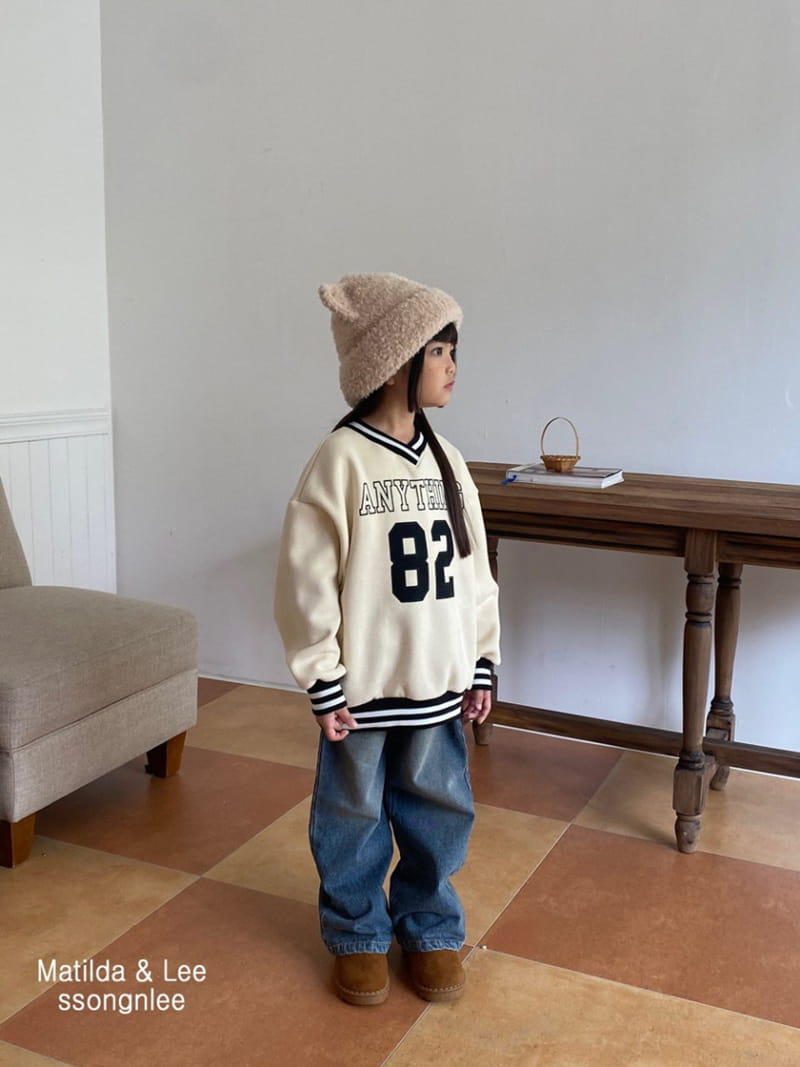 Matilda & Lee - Korean Children Fashion - #todddlerfashion - 82 V Neck Sweatshirt