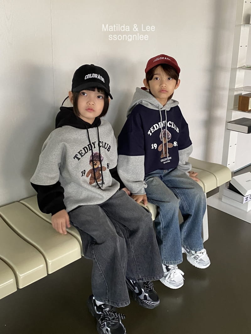 Matilda & Lee - Korean Children Fashion - #todddlerfashion - Teddy Layered Hoody - 9