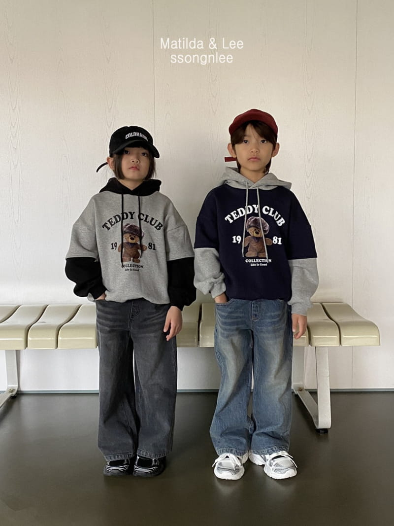 Matilda & Lee - Korean Children Fashion - #toddlerclothing - Teddy Layered Hoody - 10