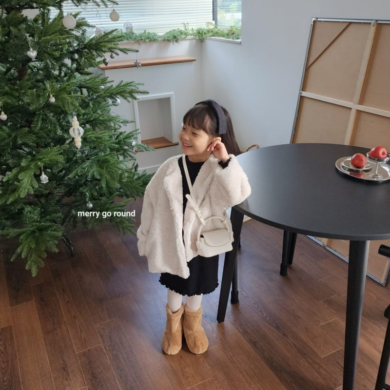 Merry Go Round - Korean Children Fashion - #discoveringself - Fluffy Jacket - 12