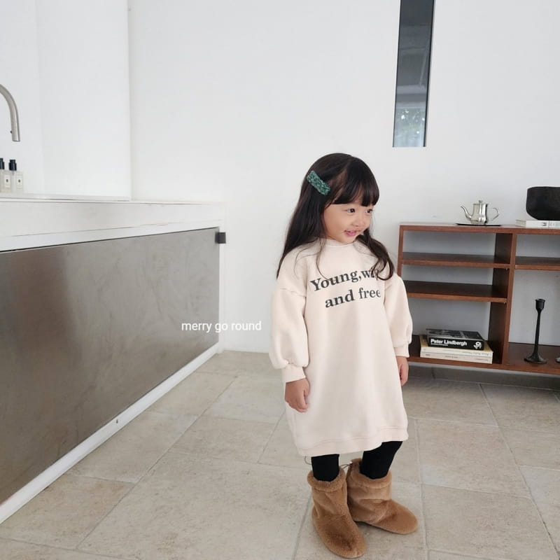 Merry Go Round - Korean Children Fashion - #Kfashion4kids - Boxy Long one-piece - 4