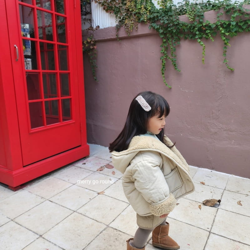 Merry Go Round - Korean Children Fashion - #littlefashionista - Dumble Padding Jacket - 3