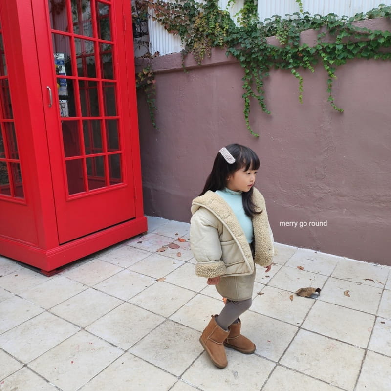 Merry Go Round - Korean Children Fashion - #minifashionista - Dumble Padding Jacket - 5