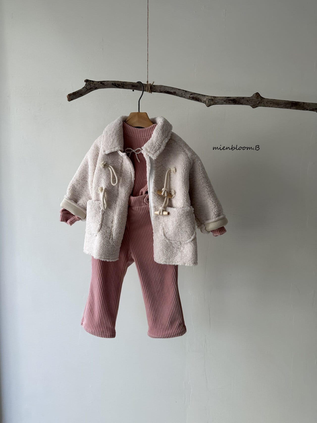 Mienbloom B - Korean Children Fashion - #fashionkids - Pearl Ribbon Mink Tee - 10