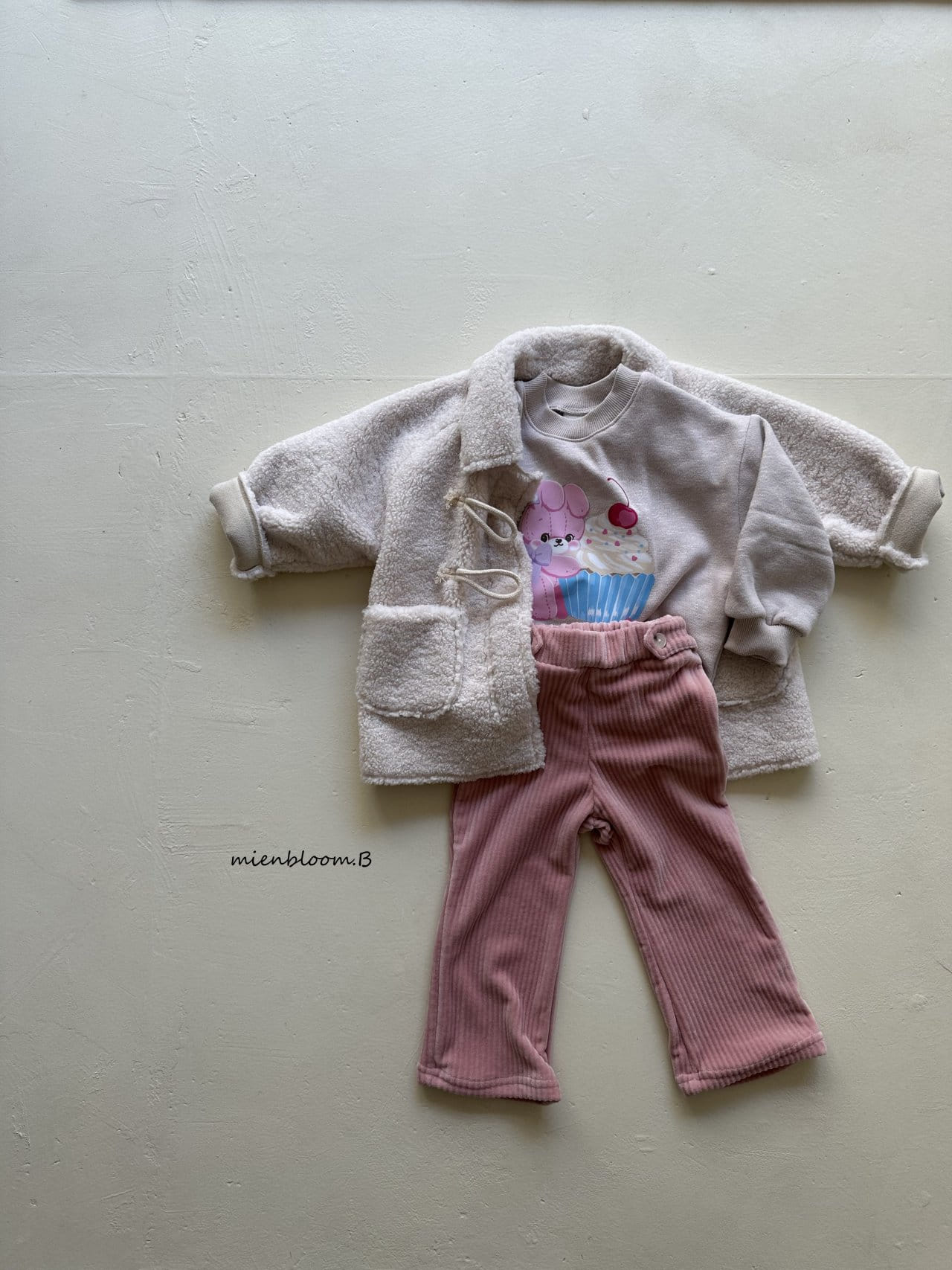 Mienbloom B - Korean Children Fashion - #kidsshorts - Bizo Rib Mink Pants - 9