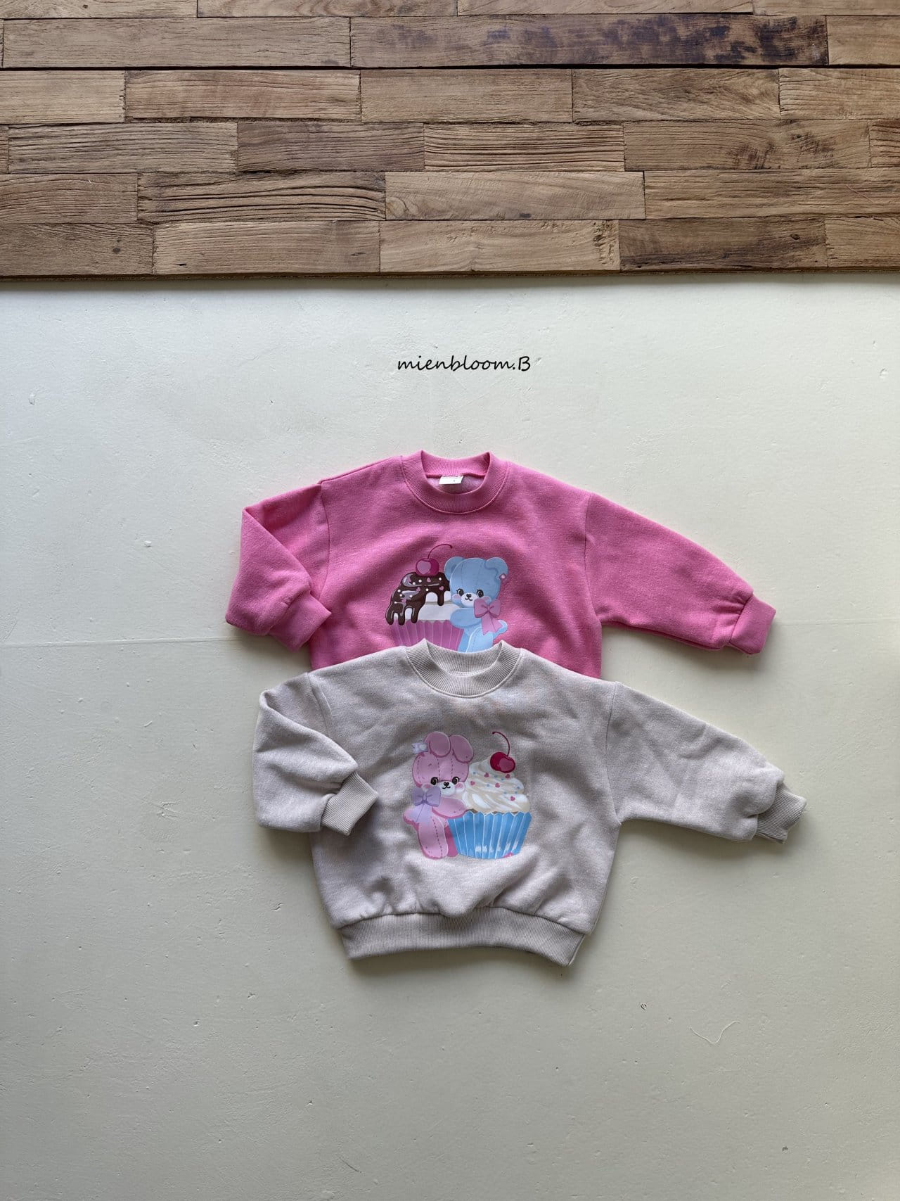 Mienbloom B - Korean Children Fashion - #magicofchildhood - Cup Cake Sweatshirt