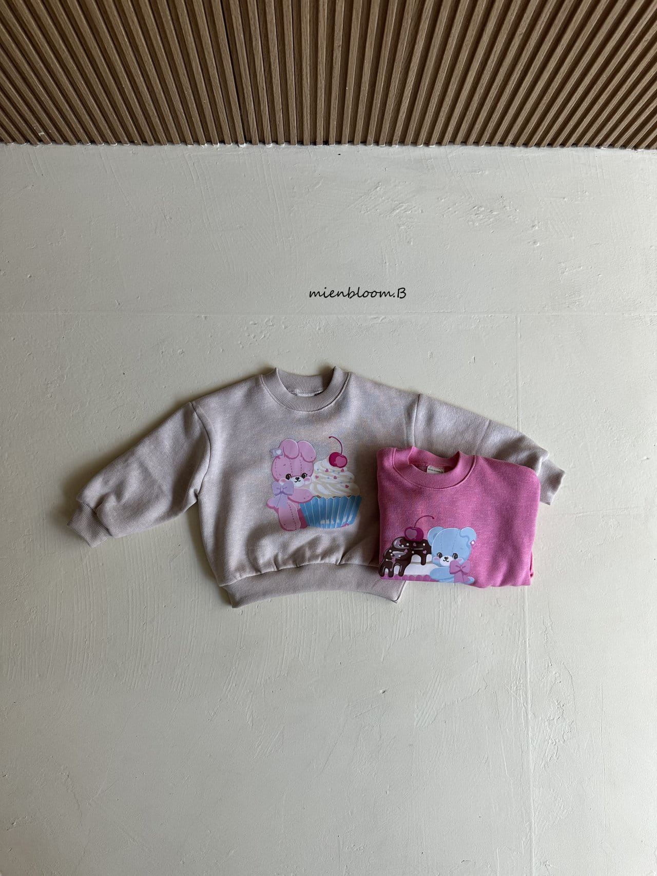 Mienbloom B - Korean Children Fashion - #prettylittlegirls - Cup Cake Sweatshirt - 3