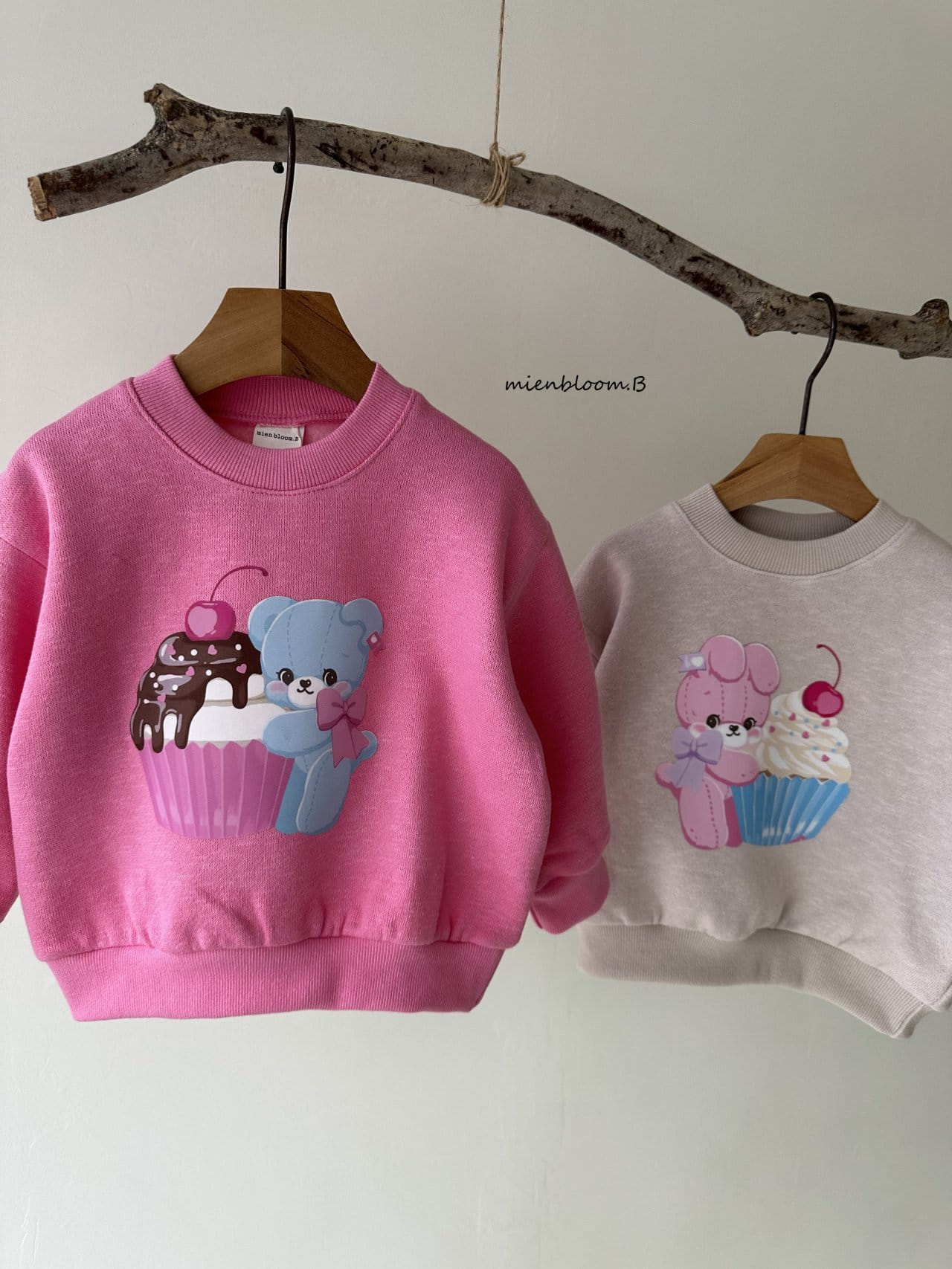 Mienbloom B - Korean Children Fashion - #stylishchildhood - Cup Cake Sweatshirt - 6