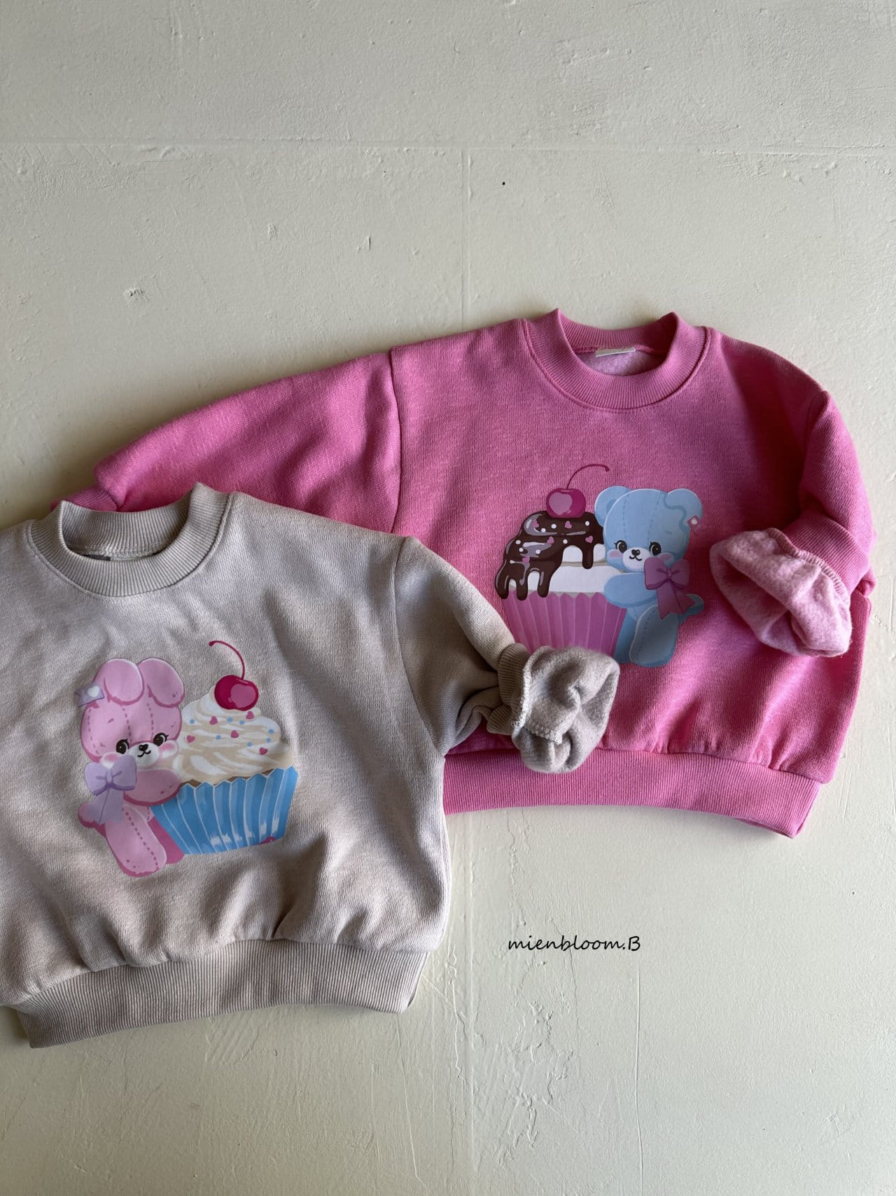 Mienbloom B - Korean Children Fashion - #prettylittlegirls - Cup Cake Sweatshirt - 4