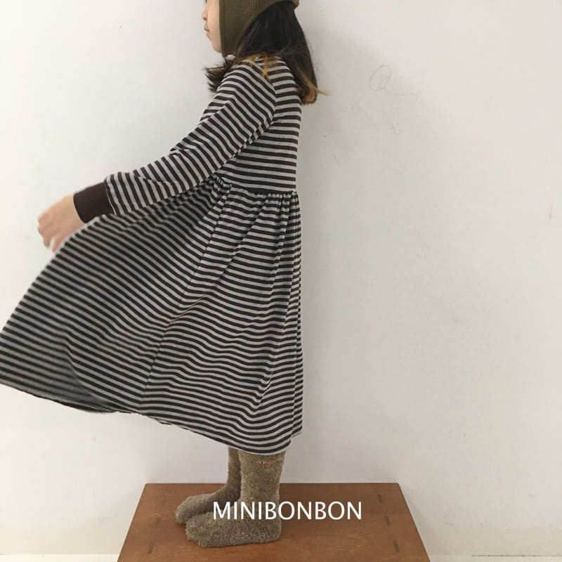 Mini Bongbong - Korean Children Fashion - #Kfashion4kids - Stripes One-piece - 10