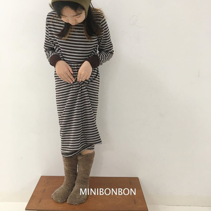 Mini Bongbong - Korean Children Fashion - #kidzfashiontrend - Stripes One-piece - 9