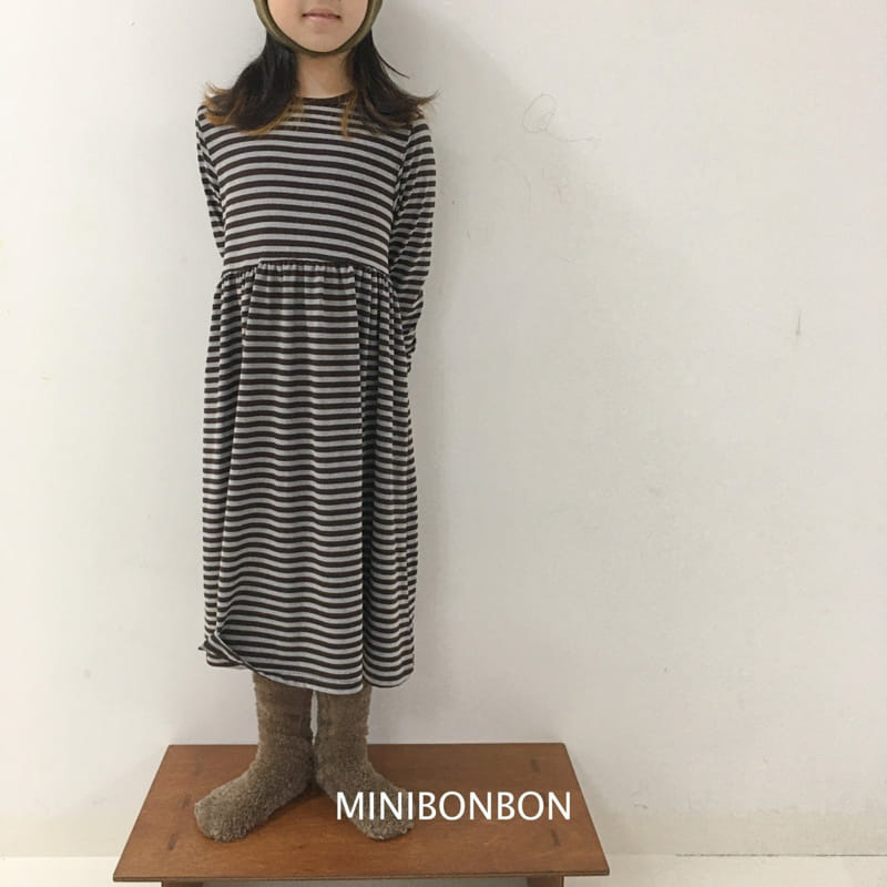 Mini Bongbong - Korean Children Fashion - #magicofchildhood - Stripes One-piece - 12