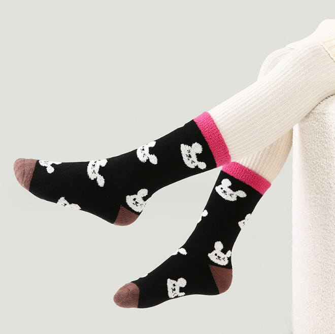 Miso - Korean Children Fashion - #Kfashion4kids - 1582 Pink Dot Socks Set - 9