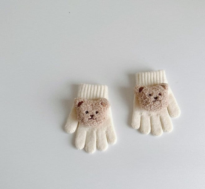 Miso - Korean Children Fashion - #kidzfashiontrend - Head Bear Finger Gloves - 4