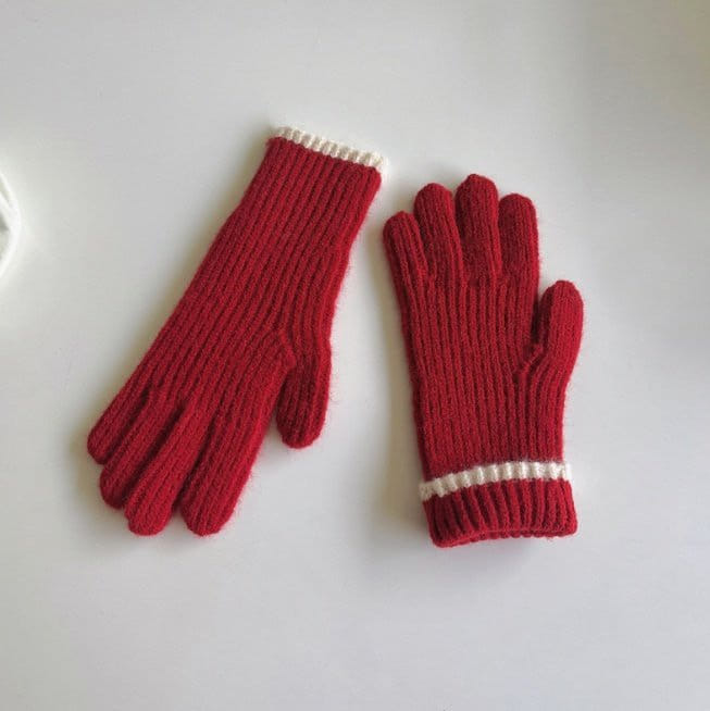 Miso - Korean Children Fashion - #childrensboutique - Line Figer Gloves - 3