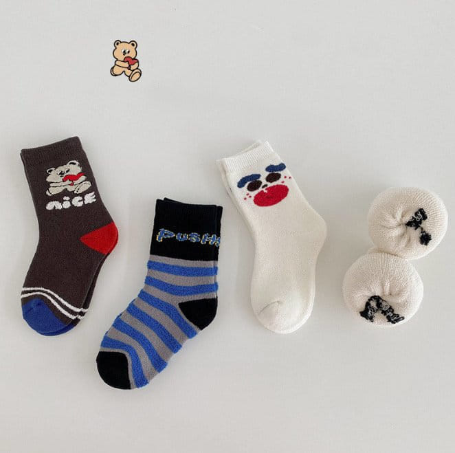 Miso - Korean Children Fashion - #childrensboutique - 1575 Nice Socks Set - 6